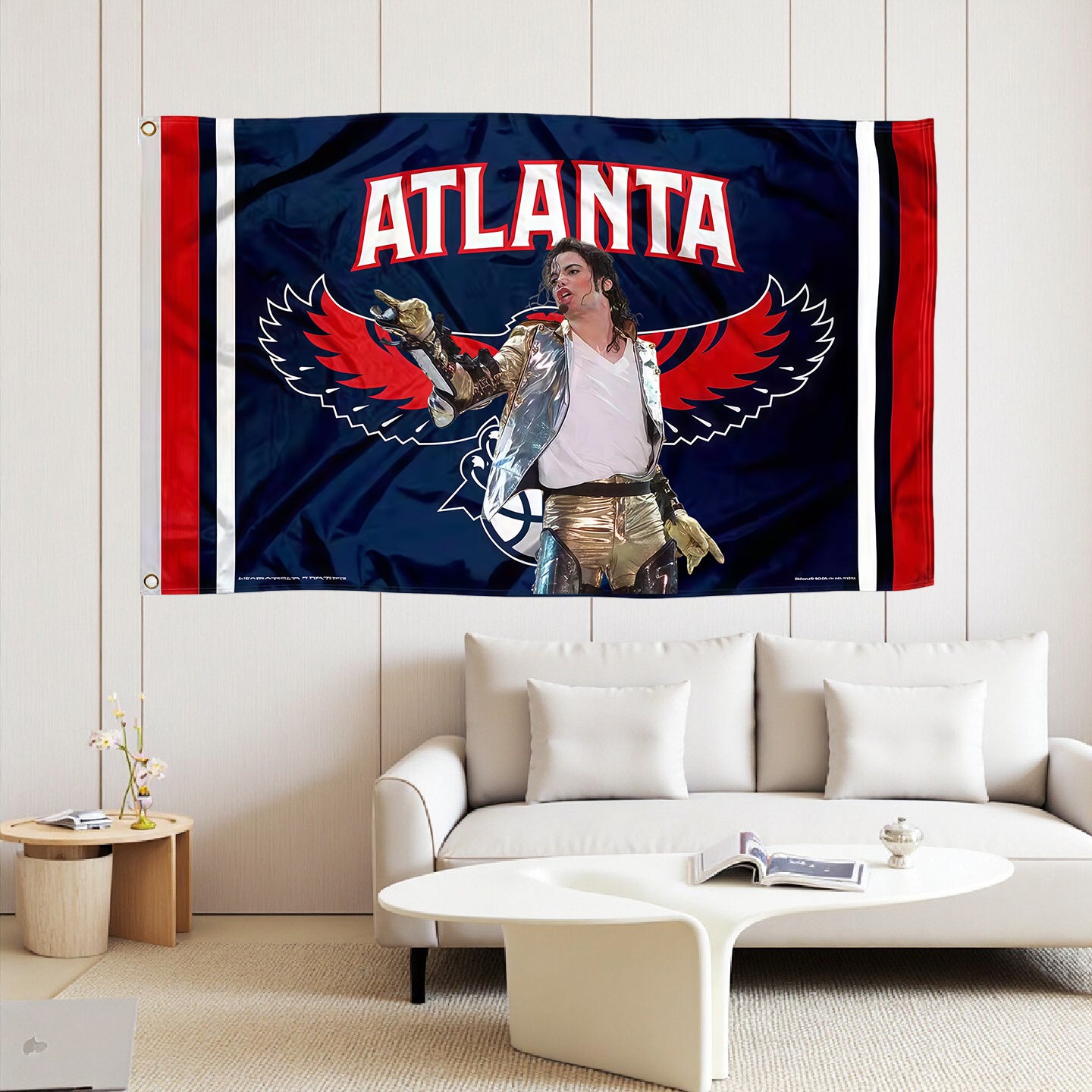Atlanta Hawks Classic Flag Custom Image