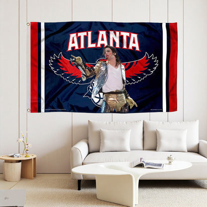 Atlanta Hawks Classic Flag Custom Image