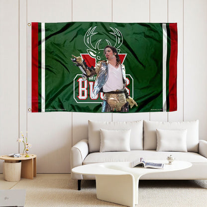 Milwaukee Bucks Classic Flag Custom Image