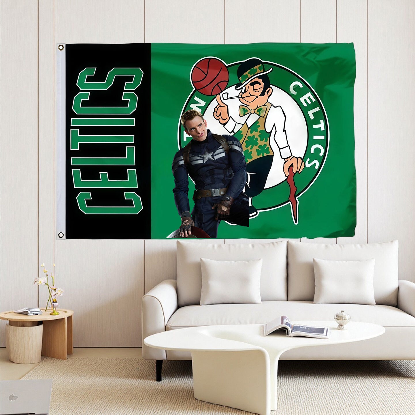 Boston Celtics Classic Flag Custom Image