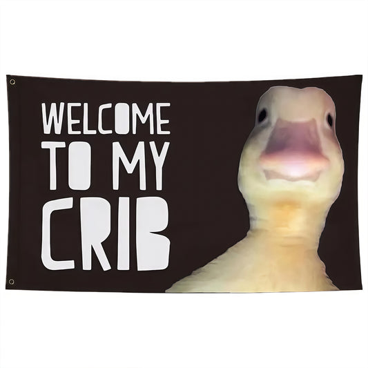 Welcome to My Crib2 Flag Custom Image