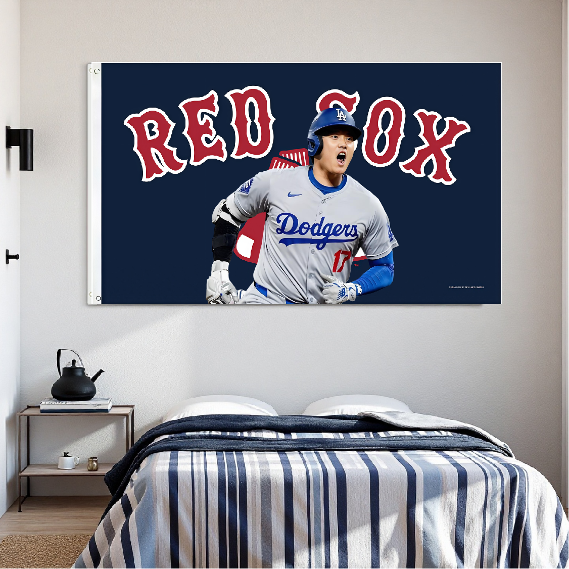 Boston Red Sox Vintage Flag Custom Image