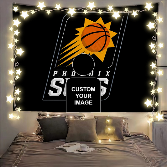Phoenix Suns Black Flag Custom Image