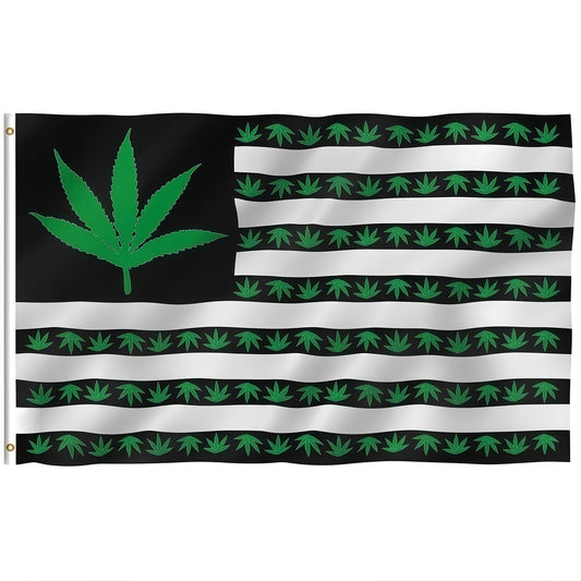 USA Polyester Single-Sided Flag Custom Image