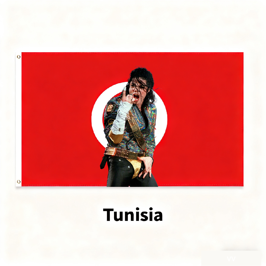 Tunisia Flag Custom Image