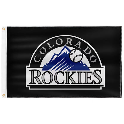 Colorado Rockies Flag Custom Image