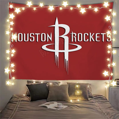 Houston Rockets Flag Custom Image