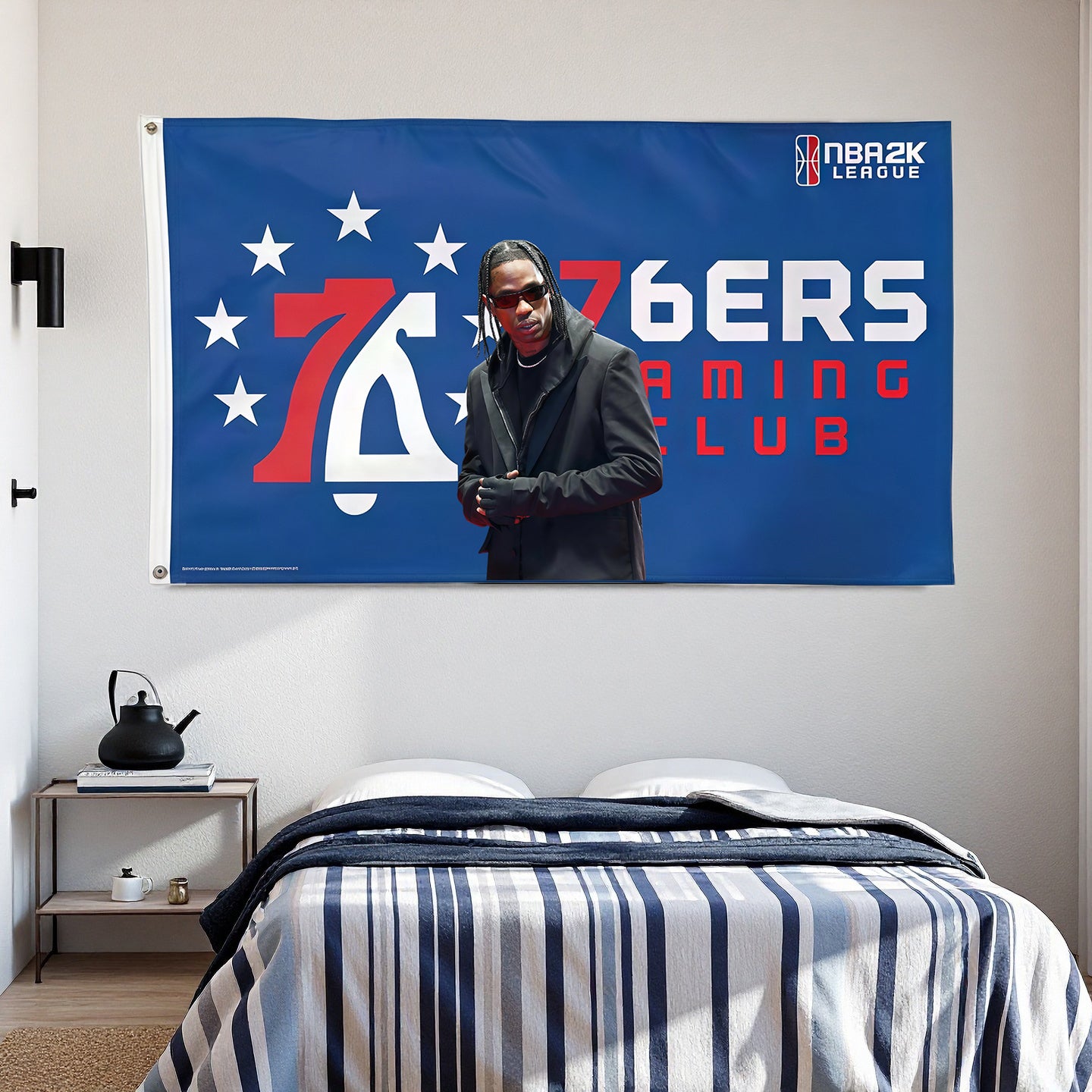 Philadelphia 76ers 2K Flag Custom Image