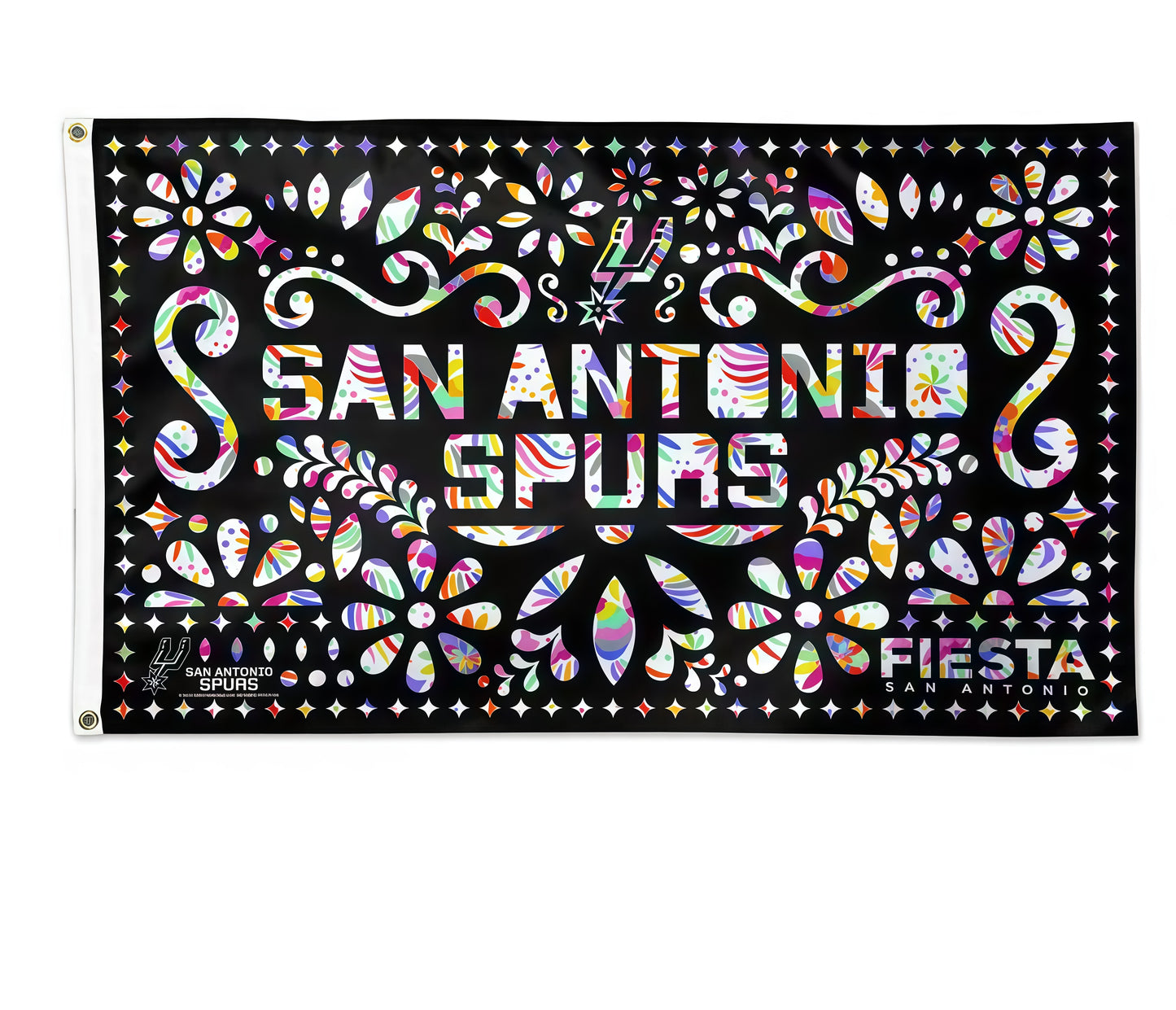 San Antonio Spurs Fista Flag Custom Image