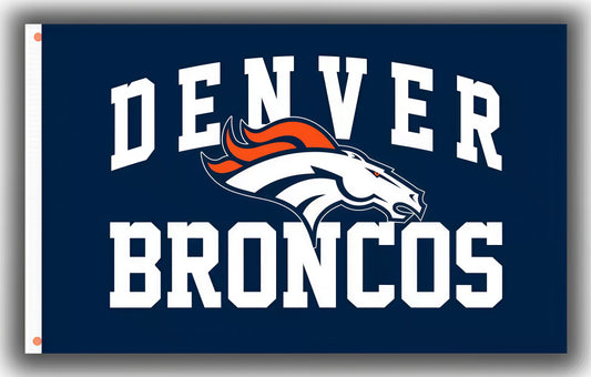 Denver Broncos Classic Flag Custom Image