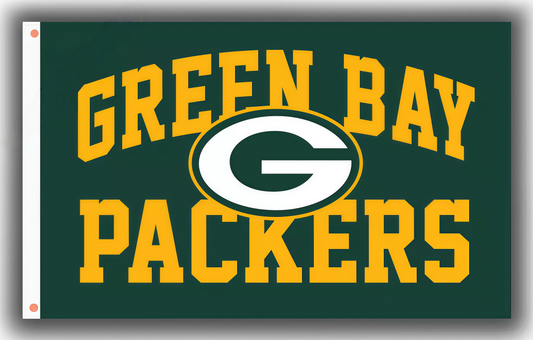 Green Bay Packers Green Flag Custom Image