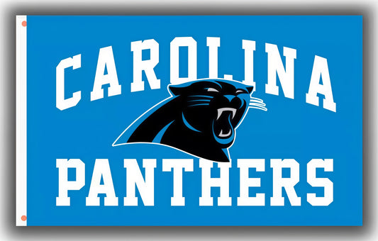 Carolina Panthers Blue Flag Custom Image