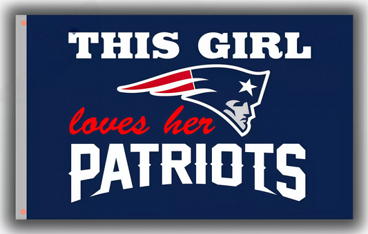 New England Patriots This Girl flag Custom Image