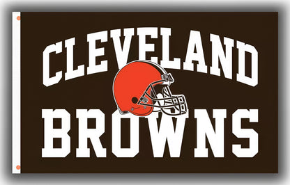 Cleveland Browns Brown Flag Custom Image