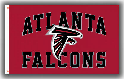 Atlanta Falcons Red Flag Custom Image