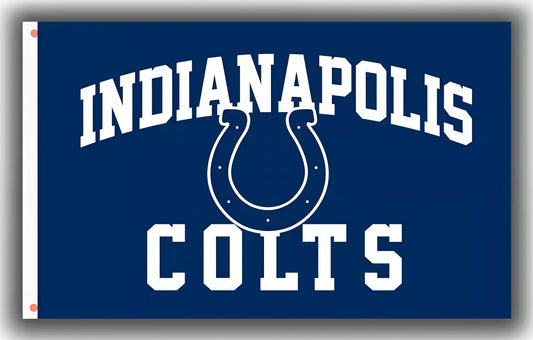 Indianapolis Colts Blue Flag Custom Image