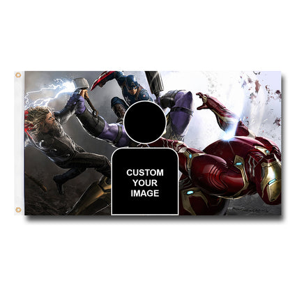 Thanos Flag Custom Image