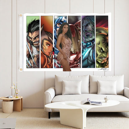 Wolverine Flag Custom Image