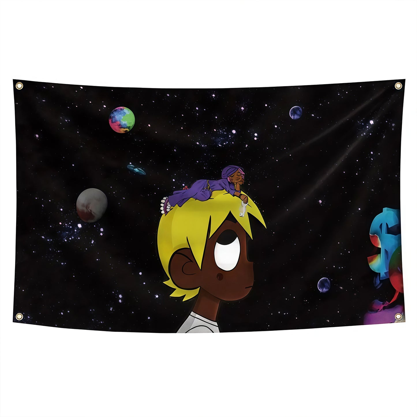 Luv Flag Tapestry Flag Custom Image