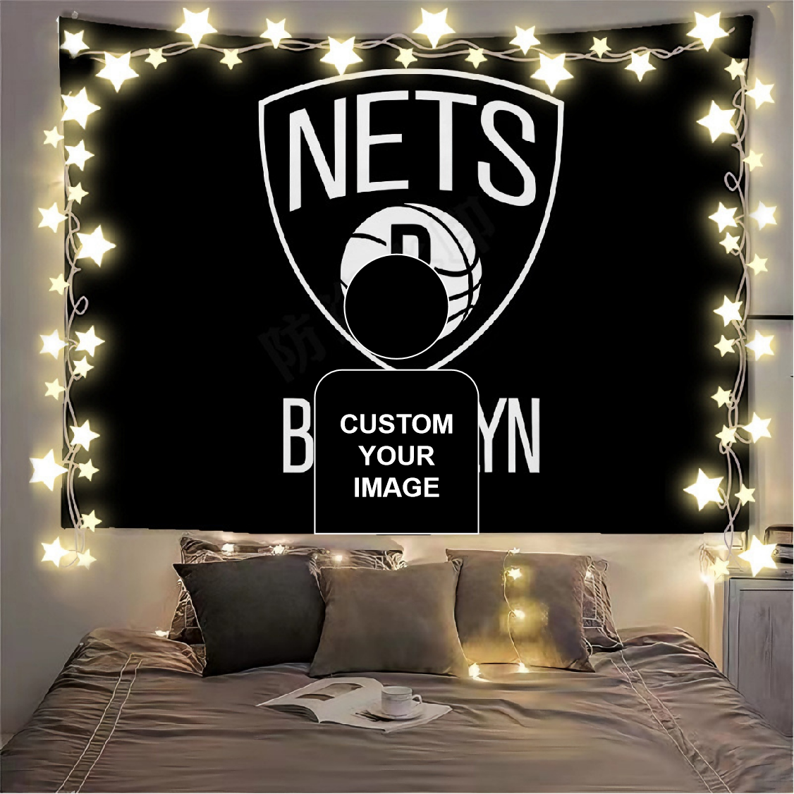 Brooklyn Nets Flag Custom Image