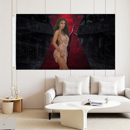 Black Widow Flag Custom Image