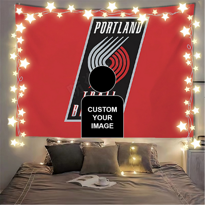 Portland Trail Blazers Flag Custom Image