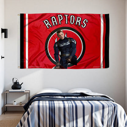 Toronto Raptors Red Flag Custom Image