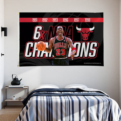 Chicago Bulls Classic Flag Custom Image