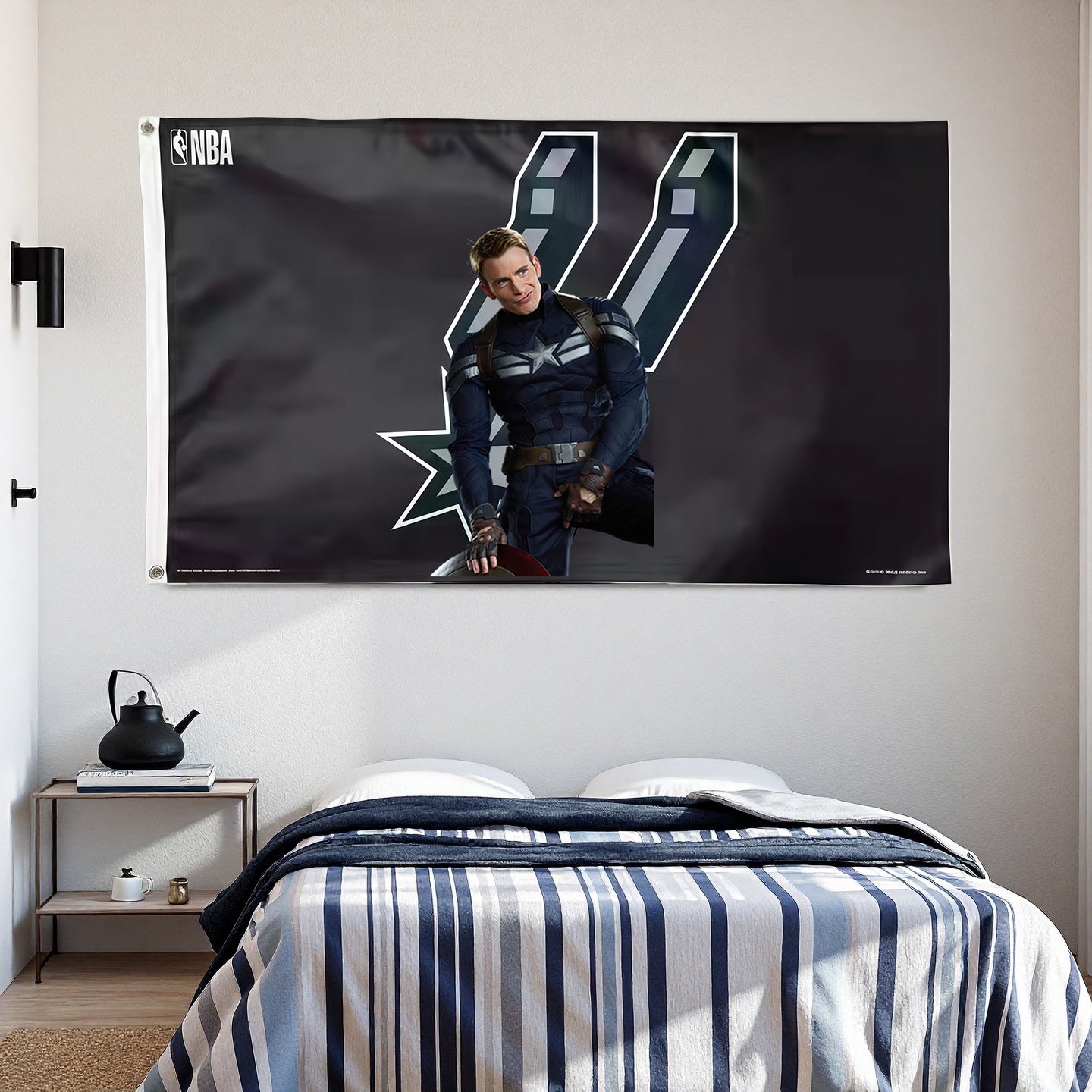 San Antonio Spurs Classic Flag Custom Image