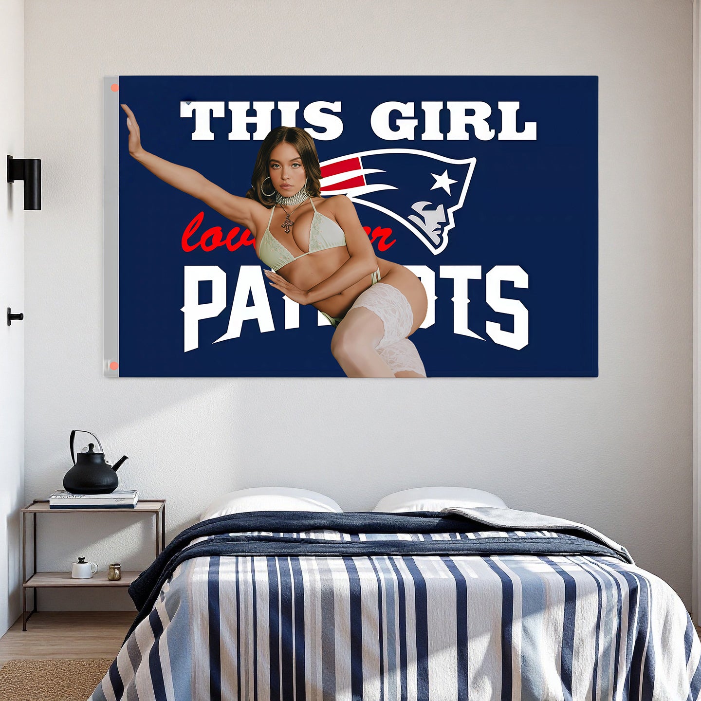 New England Patriots This Girl flag Custom Image