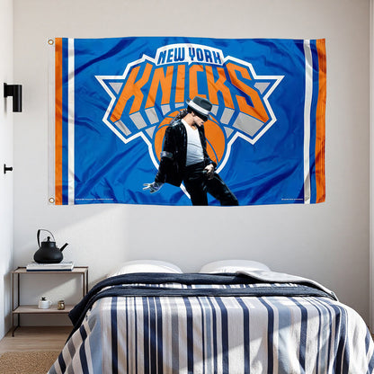 New York Knicks Blue Flag Custom Image