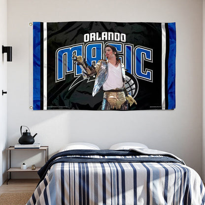 Michael Jackson X Orlando Magic Classic Flag Custom Image