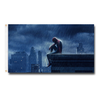Imagen personalizada de la bandera de Spiderman