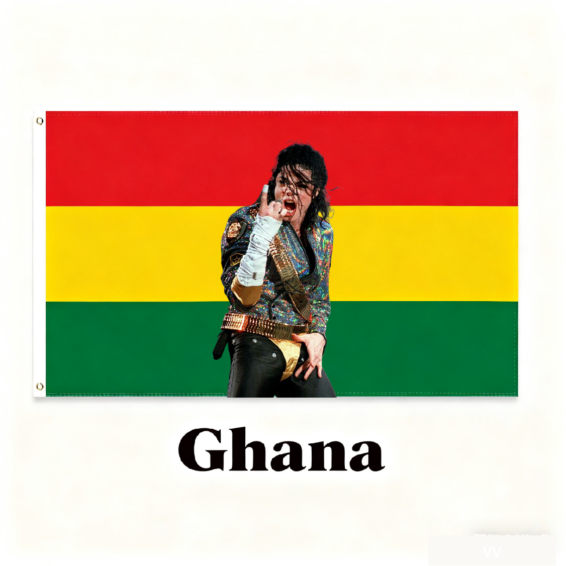 Ghana Flag Custom Image