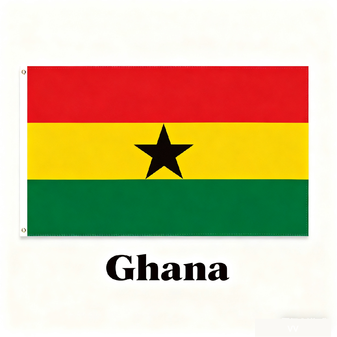 Ghana Flag Custom Image