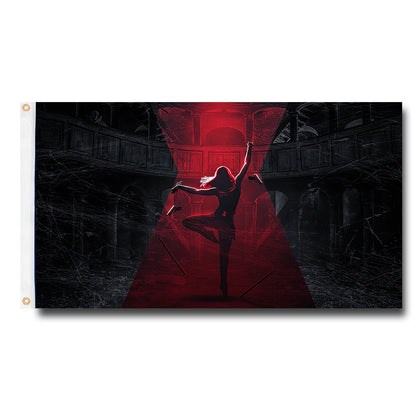 Black Widow Flag Custom Image