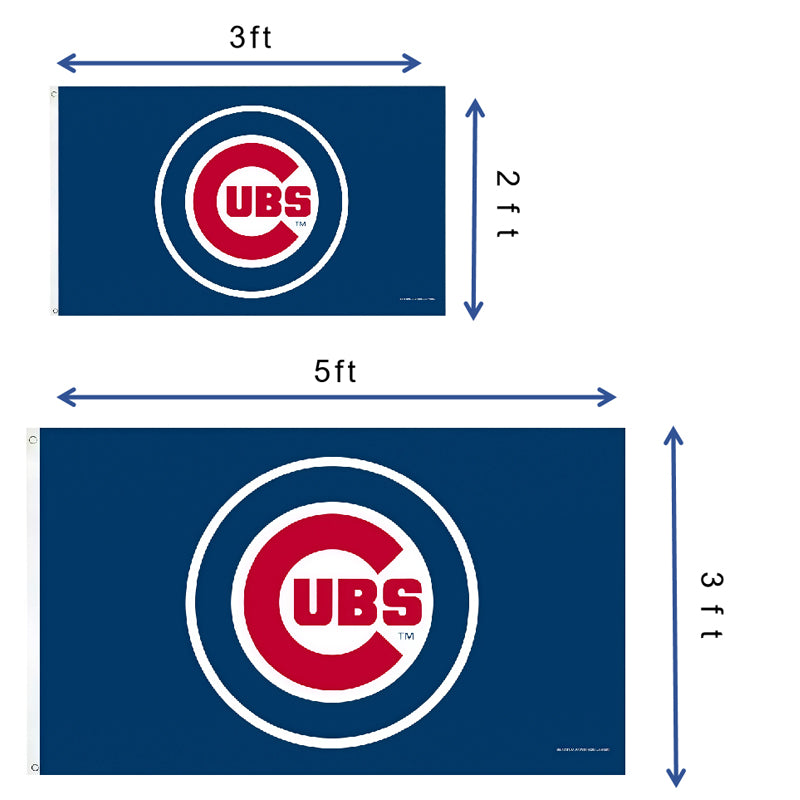 Chicago Cubs Flag Custom Image