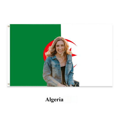 Imagen personalizada de la bandera de Argelia