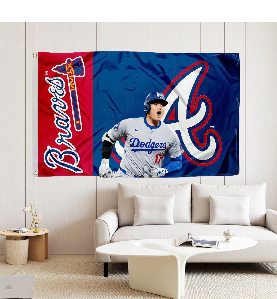 Atlanta Braves Classic Flag Custom Image