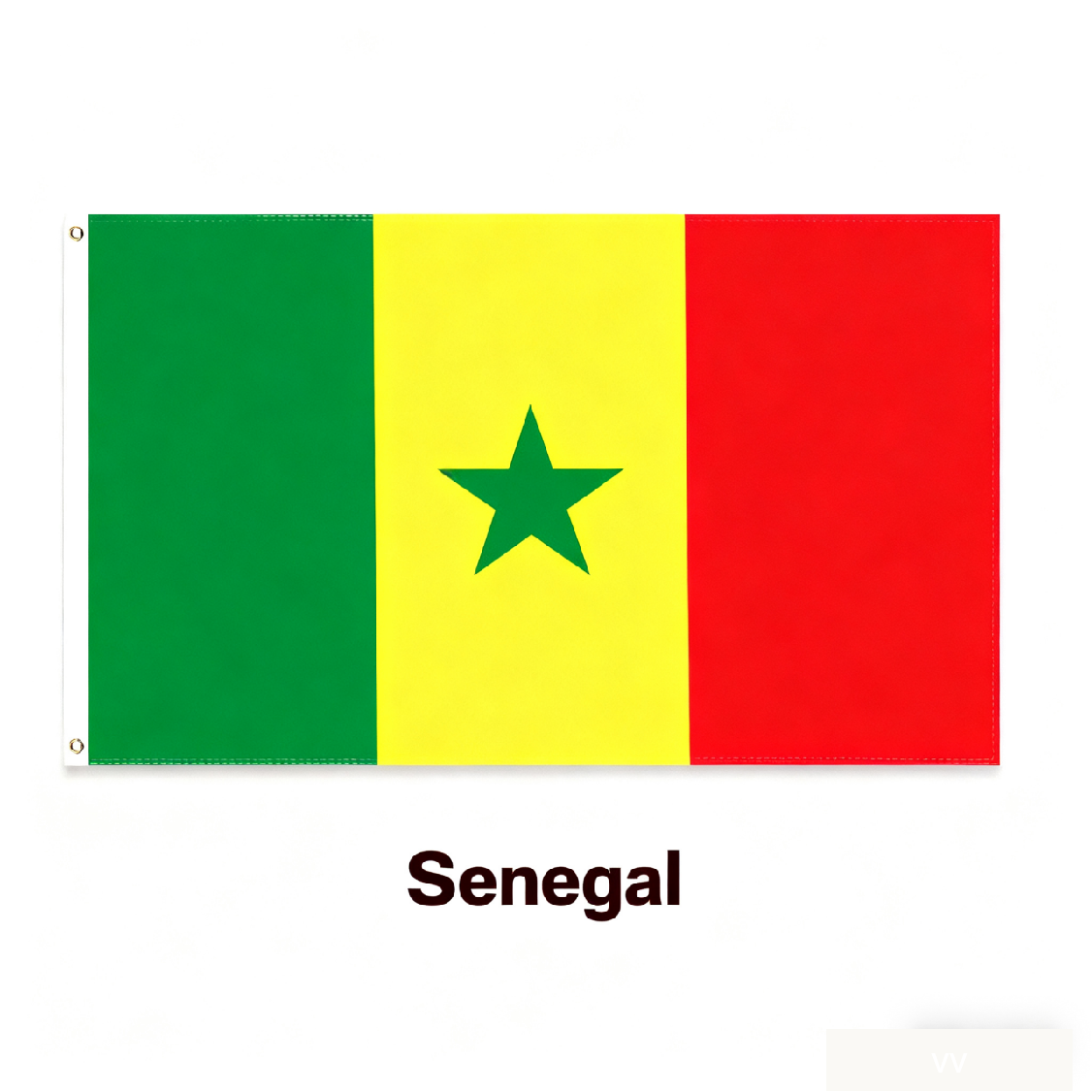 Senegal Flag Custom Image