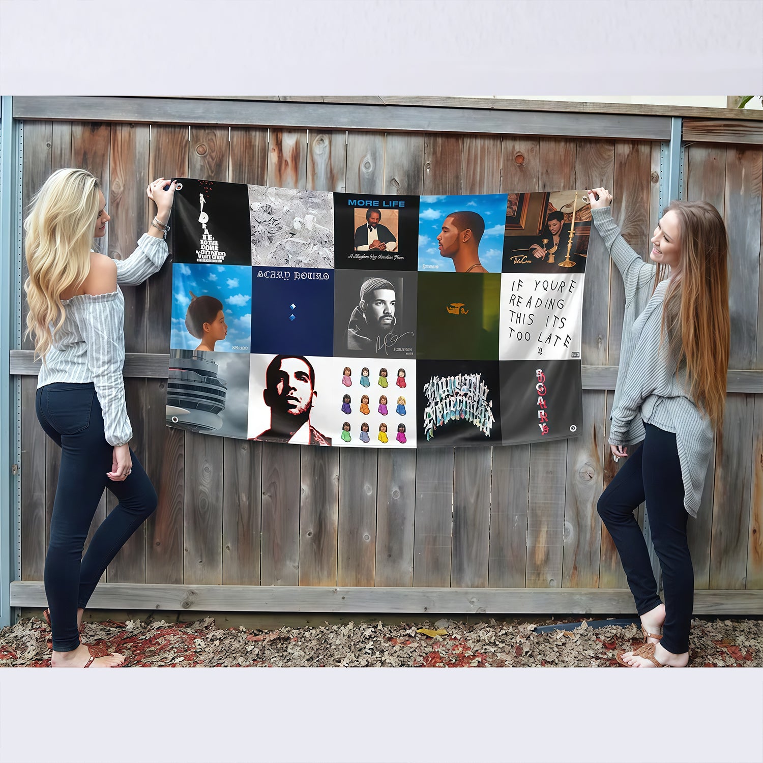 Rapper Flag Tapestry Music Cover Flag Custom Image