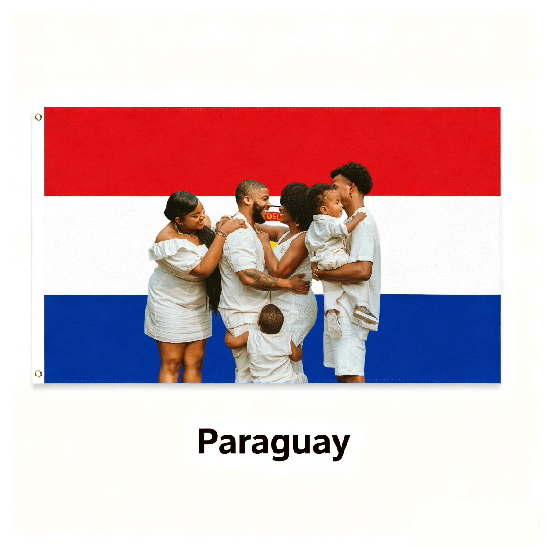 Paraguay Flag Custom Image