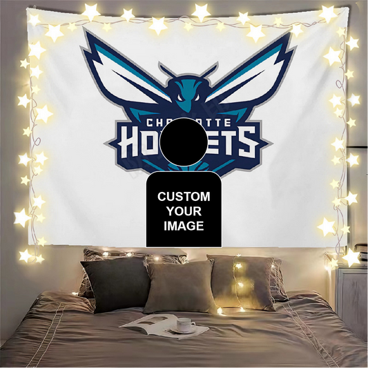 Charlotte Hornets Flag Custom Image