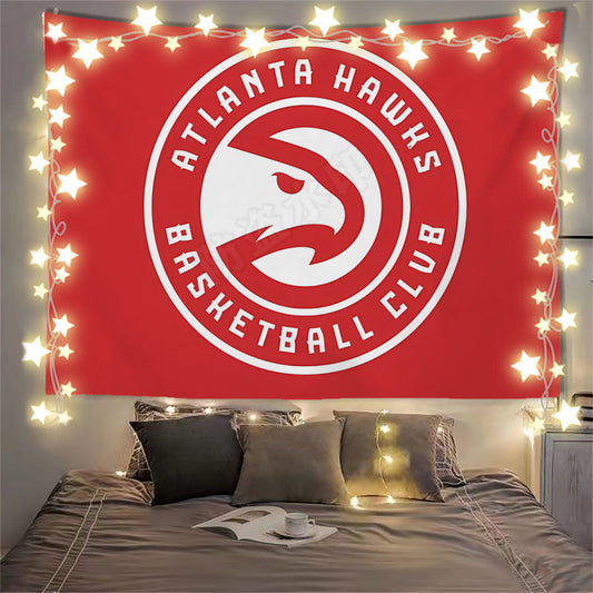 Atlanta Hawks Flag Custom Image