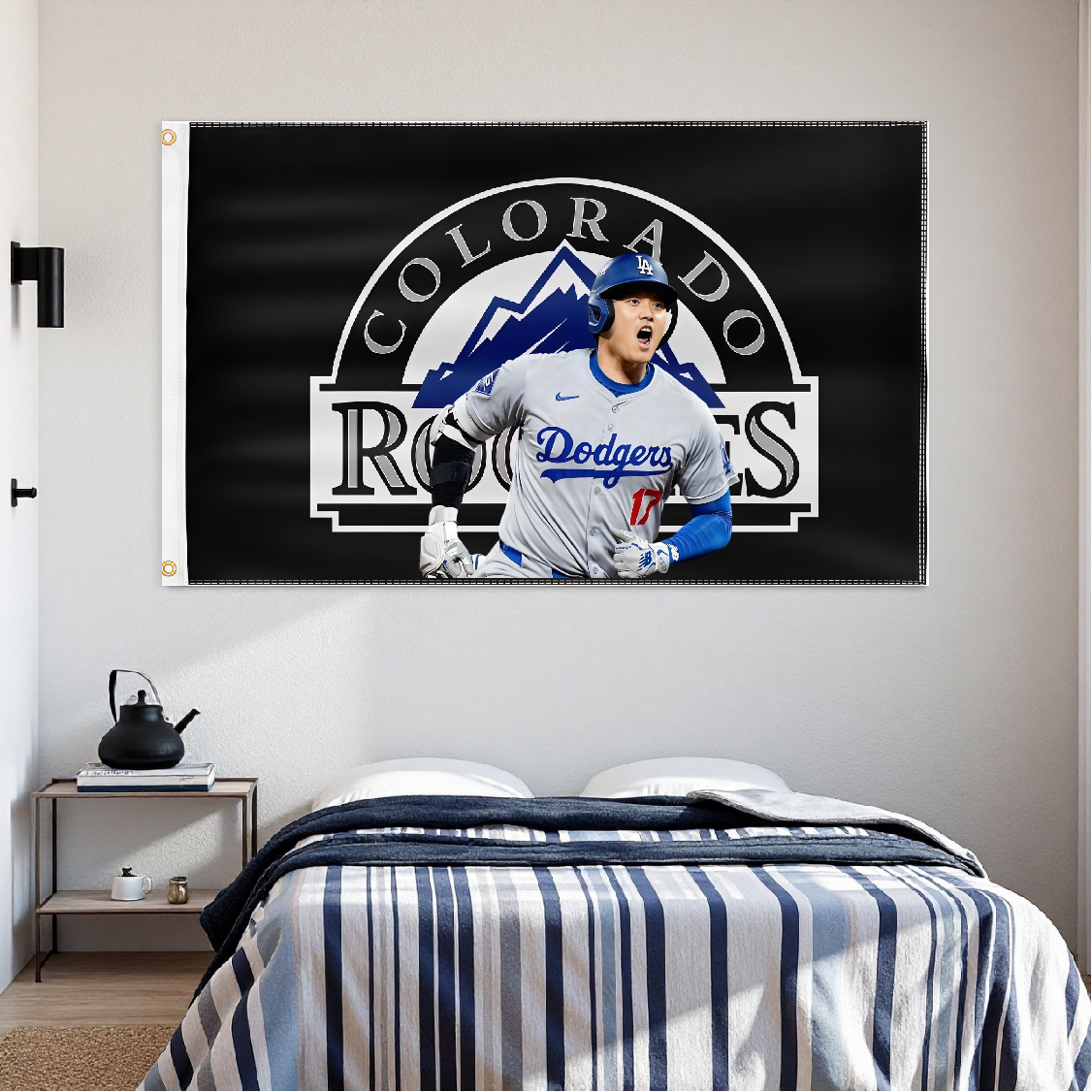 Colorado Rockies Flag Custom Image