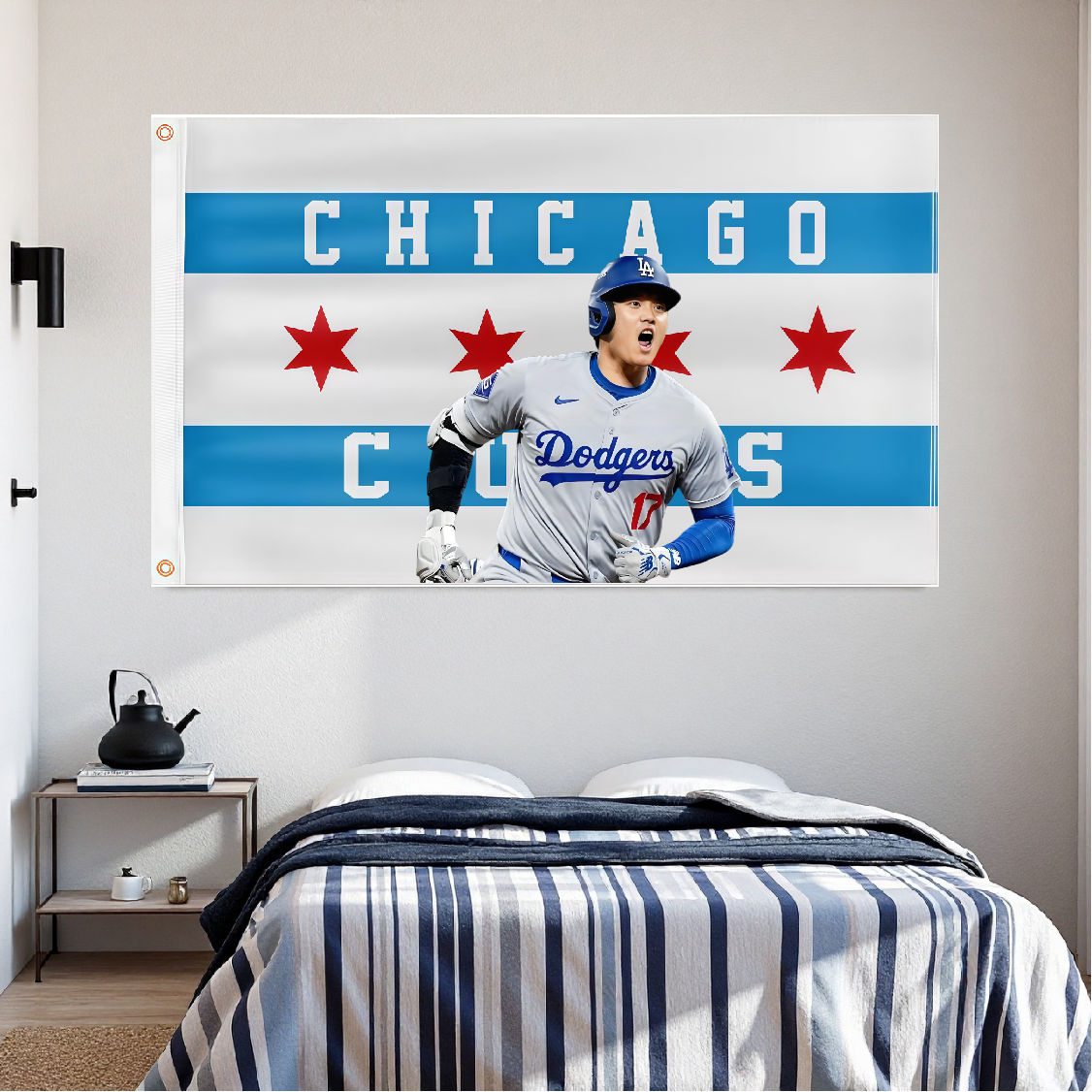 Chicago Cubs Vintage Flag Custom Image