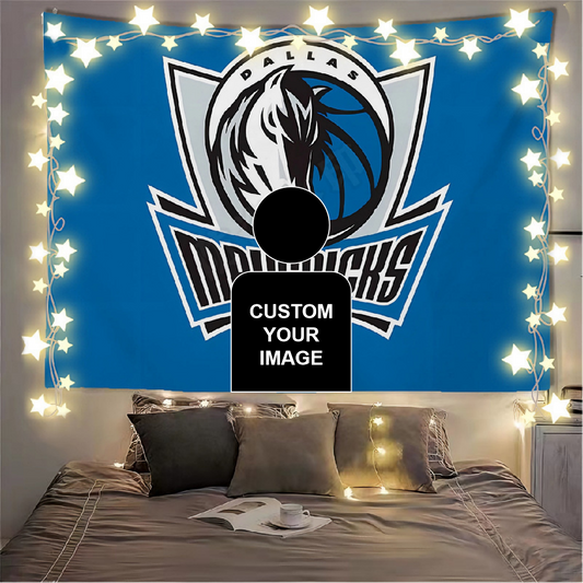 Dallas Mavericks Blue Flag Custom Image