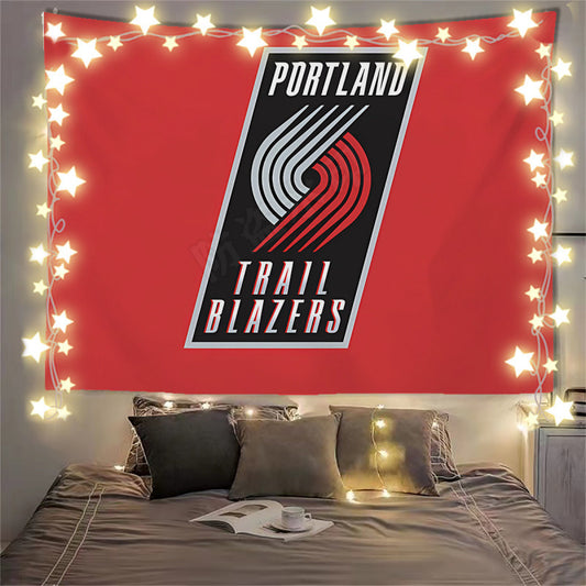 Portland Trail Blazers Flag Custom Image