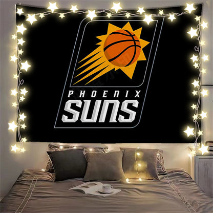 Phoenix Suns Black Flag Custom Image