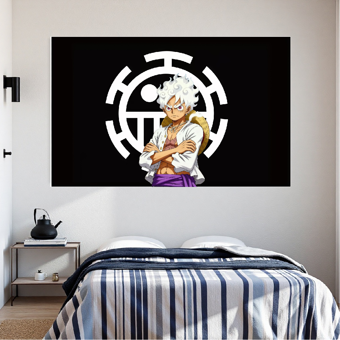 Trafalgar D. Water Law Flag Custom Image